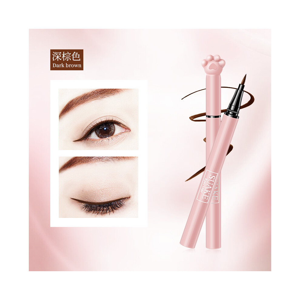 Dachuang Beauty Brown (, 1Ml) Waterproof Eyeliner Pen For Women - Smudgeproof
