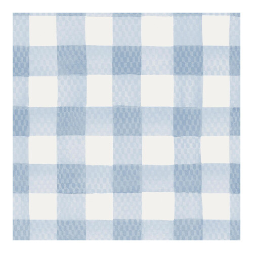 Cath Kidston Painted Gingham Blue Gingham Wallpaper