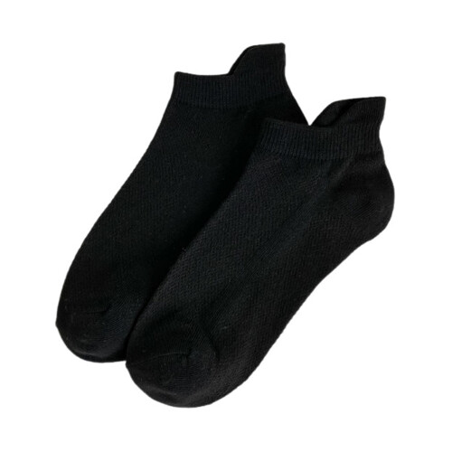 (Black) Breathable Non-Slip Summer Socks for Ladies
