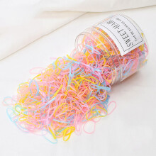 (Jelly) Colorful Hair Ties 1000/1600 Pcs for Women Kids