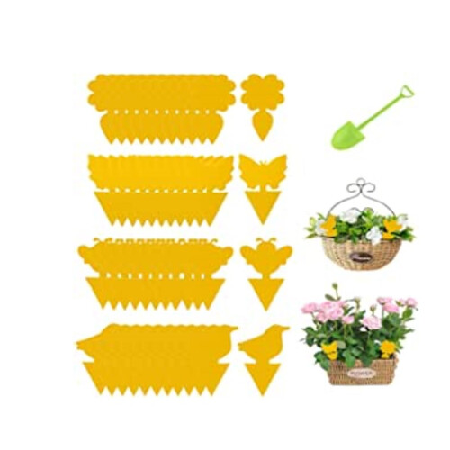 Söta & Effektiva Flugfångare / Flugfällor, 48-pack Yellow