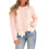 (L, Pink) Pulls à torsades pour l'automne 1