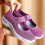 (Purple, 36) Mom\'s Non-Slip Soft Sole Flats - Gift 1