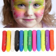 12er Face Paint Stift Set für Kinder, waschbar, temporäre Körpermalerei