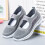 (Gray, 38) Mom\'s Non-Slip Soft Sole Flats - Gift 1