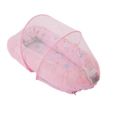 (Pink) Baby Mosquito Net - Portable, Full Coverage