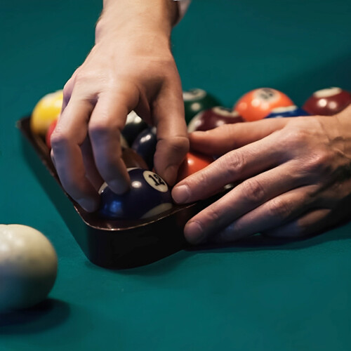 (Suitable For 25mm Tripod) Standard Plastic Billiard Triangle for Community Centers
