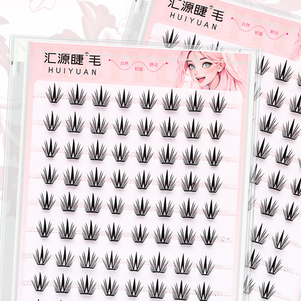Dachuang Beauty Unisex Self-Adhesive False Eyelashes, No Glue Needed