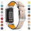 Echtleder-Uhrenarmband für Fitbit Charge 5/6 Beige 1