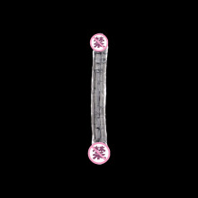 (S) Dual Crystal Dildo for Women & Couples, TPE