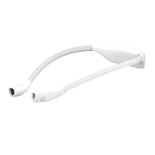 Nackenlicht, 360 Grad verstellbar, Augenschutz, Lesen, Outdoor, Nachtlaufen White