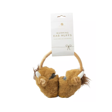 Super Cute Scottish Highland Cow Heatable Ear Muffs