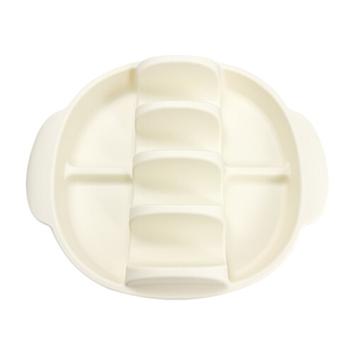 (Beige) Non-Slip Silicone Taco Holder
