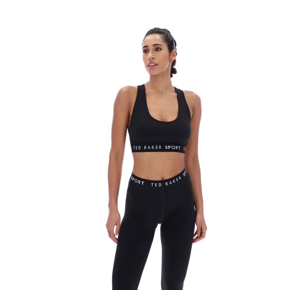 New Ted Baker Women's (, ) Diana Tbwsba2525 Polyester Sports Bra Black 44627-83584