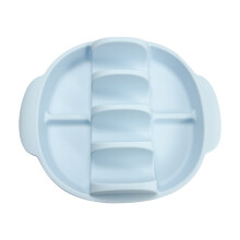 (Mist Blue) Non-Slip Silicone Taco Holder