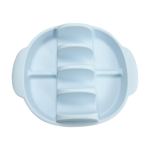 (Mist Blue) Non-Slip Silicone Taco Holder