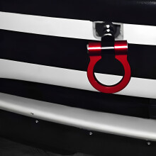 (red, Japanese) Durable Metal Tow Hook for RV, Boat & Trailer