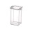(White, 1300ml) Clear Grain Storage Box for Nuts & Dry Food 1