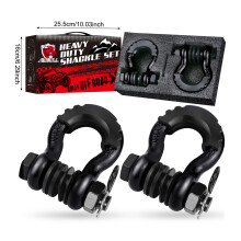 (A black box) Heavy-Duty Metal Trailer Tow Hook for Towing Security