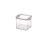 (White, 700ml) Clear Grain Storage Box for Nuts & Dry Food 1