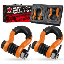 (Orange box) Heavy-Duty Metal Trailer Tow Hook for Towing Security
