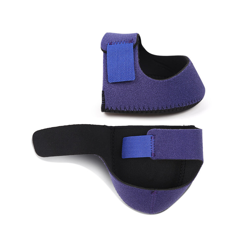 Roc-Electron (Blue, L Code) Plantar Fasciitis Socks - Heel Pain Relief Gel Pads