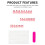 Pink Almond Fake Nails with Red Tip, Long Lasting 2