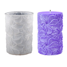 (Carving mold-windmill flower) Silicone Candle Molds for DIY Home Decor