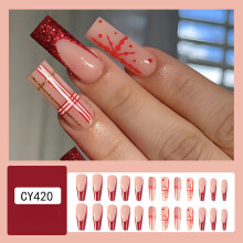 (Jelly Glue Model) False Nails for Manicure Lovers - Easy Apply & Peel Off