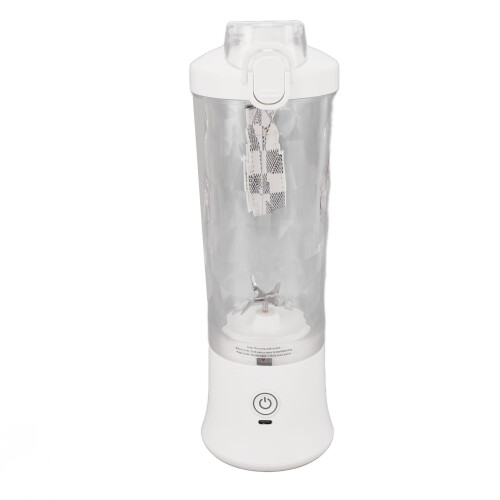 600ml Portable Blender 150W 2 Modes USB Rechargeable White