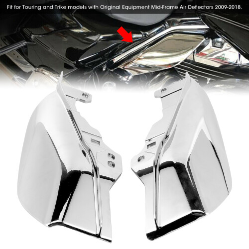 Motorcycle Heat Shield Trim Chrome 2