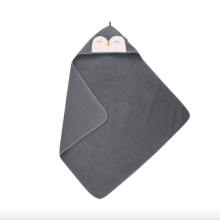 Super Cute Downtime Penguin Hooded Bath Towel