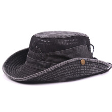 (Black) Waterproof Fishing Cap for Outdoor Activities