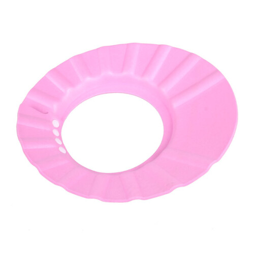 (Pink) Baby Shampoo Cap - Adjustable Bath Hat 1