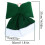 (Dark green large bow) Nœuds de Noël en Velours Vert Déco 2