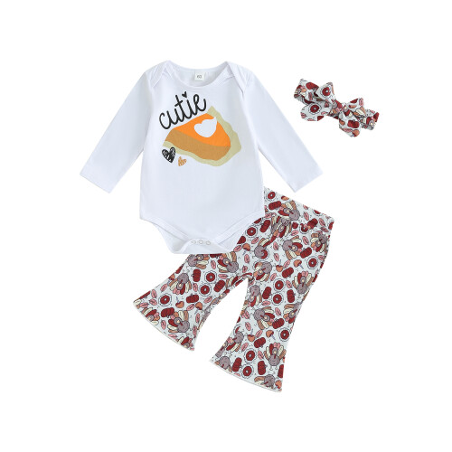 (3-6 Months, White) Σετ ρούχων για κορδέλα μαλλιών