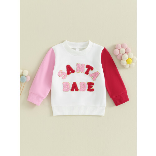 (18-24 Months, White) Χριστουγεννιάτικες μπλούζες νήπια χειμωνιάτικα ρούχα. 1