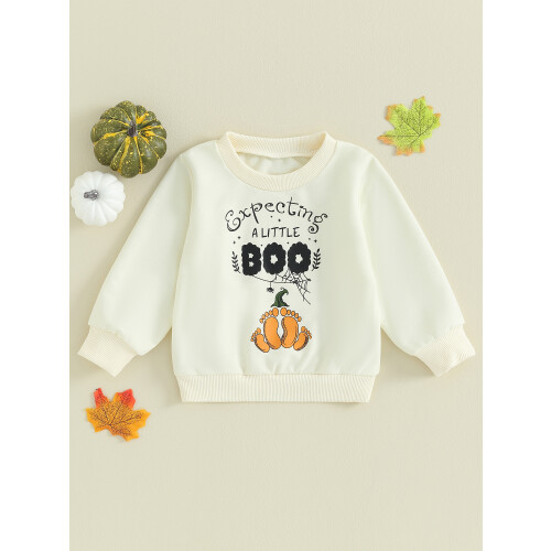 (4-5 Years, Beige) Φθινοπωρινό Φούτερ για Ριχτό Μπλουζάκι 1
