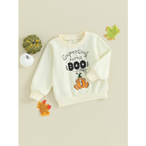 (4-5 Years, Beige) Φθινοπωρινό Φούτερ για Ριχτό Μπλουζάκι 2