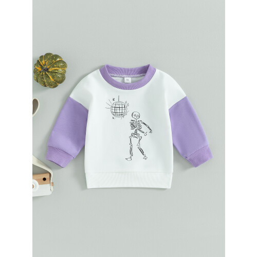 (0-6 Months, Purple) Χειμερινά Φούτερ για Στρογγυλή Λαιμόκοψη 1
