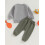 (6-12 Months, Gray Green) Σετ παντελονιών για για ευχαριστίες 4