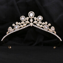 (2) Bridal Tiara Headband for Women - Zircon Crown