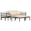 Charles Bentley Charles Bentley Lagos Aluminium Reclining Corner Lounge Set, Beige 9