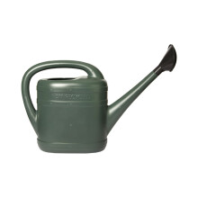 Elho 5L Garden Watering Can with Green Plastic Water Can for Indoor Outdoor Plant Watering