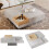 (72x72x30cm, cement grey) coffee table, side table with removable storage box 1