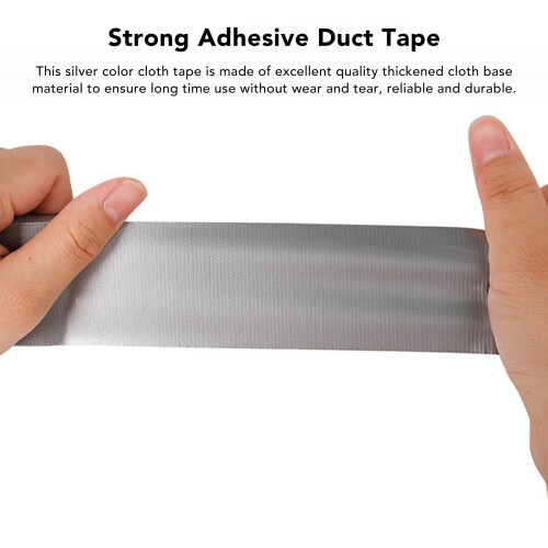 Model: Silver Duct Tape 40mm x 10m Cloth Base 2
