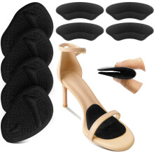 (2 double black bow front mat 062 heel sticker 2 do) Foot Cushions for Pain Relief - Men & Women