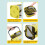 (yellow high visual) Collapsible Fishing Bucket with Handle 6