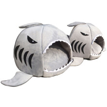 Washable Shark Pet Nest for Cats & Dogs