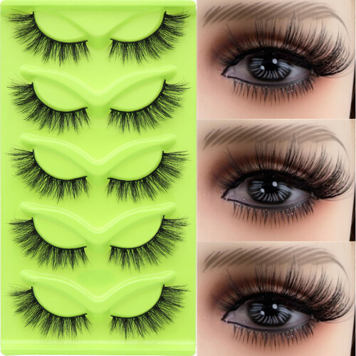 (10) Fluffy False Eyelashes DIY Cosplay Gift 2